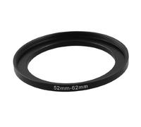 sourcingmap 52mm-62mm Filter Ring Adapter, Metal Camera Lens Filter 52mm to 62mm Camera Stepping Step Up Ring Adapter for Digital DSLR SLR Camera, 1 Pcs Black