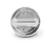 sourcingmap 52mm Dia Metal Motorbike Motorcycle Fuel Tank Gas Cap Cover
