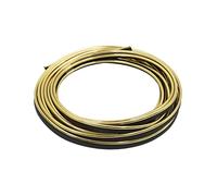 sourcingmap 5m Gold Tone Chrome Car Door Edge Scratch Guard Decorative Trim Strip