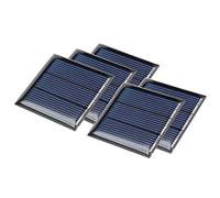 sourcingmap 5Pcs 1.5V 150mA Poly Mini Solar Cell Panel Module DIY for Light Toys Charger 45mm x 45mm
