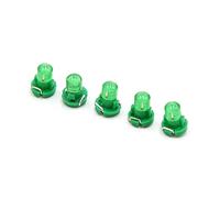 sourcingmap 5pcs 12V Green T3 Car Wedge LED Dash Gauge Instrument Panel Light