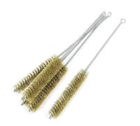 sourcingmap 5pcs 20mm Dia Brass Wire Tube Brush Cleaning Tool 30cm Length