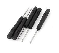 Sourcingmap 5pcs 2mm Magnetic Tip Mini Flat Head Slotted Screwdriver