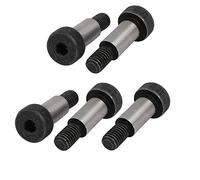 Sourcingmap 5pcs 40Cr Steel Shoulder Bolt 10mm Shoulder Dia 20mm Shoulder Length M8x13mm Thread