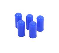 sourcingmap 5pcs 4mm 5/32" Silicone Blanking Cap Intake Vacuum Hose Bung Blue