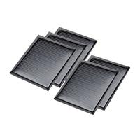 sourcingmap 5Pcs 5V 60mA Poly Mini Solar Cell Panel Module DIY for Phone Light Toys Charger 50mm x 43mm
