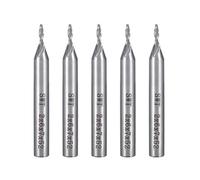 sourcingmap 5pcs 6mm Shank 2mm x 7mm Straight Flat Nose End Mill Cutter CNC Router Bits 2 Flute