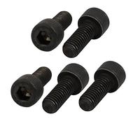 Sourcingmap 5pcs M8x20mm 12.9 Grade Hex Socket Cap Left Hand Thread Screw Bolt Black