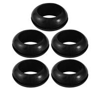 Sourcingmap 5pcs Wire Protective Grommets Black Rubber 18mm Double Sided Grommet
