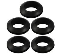Sourcingmap 5pcs Wire Protective Grommets Black Rubber 20mm Double Sided Grommet