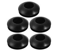 sourcingmap 5pcs Wire Protective Grommets Black Rubber 6mm Double Sided Grommet