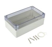 Sourcingmap 6.2"x3.5"x2.3"(158mmx90mmx60mm) ABS Junction Box Universal Project Enclosure w PC Transparent Cover