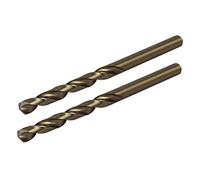 Sourcingmap 6.3mm Drilling Dia Straight Shank HSS Cobalt Metric Twist Drill Bit 2pcs