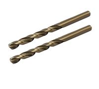 Sourcingmap 6.8mm Drilling Dia Straight Shank High Speed Steel Cobalt Metric Twist Drill Bit for Hardened Metal, Stainless Steel, Cast Iron and Plastic 2pcs