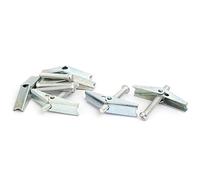 Sourcingmap 6 Pcs M8 Round Head Toggle Bolts W Wing Nuts Silver Tone