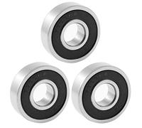 sourcingmap 6000RS 10mm x 26mm x 8mm Single Row Deep Groove Ball Bearing 3 Pcs