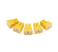 sourcingmap 60A 32V Female PAL Car Auto Link Slow Blow Fuse Block Yellow 5pcs