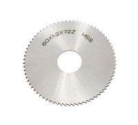Sourcingmap 60mm OD 1.2mm Thickness 72T HSS Circular Slitting Saw Blade