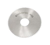 Sourcingmap 60mm x 0.4mm x 16mm 72T HSS Steel Round Slitting Saw Cutter