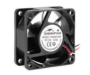 sourcingmap 60mm x 60mm x 25mm 12V DC Cooling Fan Long Life Dual Ball Bearings PC Case Fan