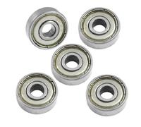 sourcingmap 626ZZ 6mm x 19mm x 6mm Shielded Radial Miniature Deep Groove Ball Bearing 5 Pcs