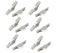 Sourcingmap 62mm Length Sliding Door Roller Window Sash Pulley Wheel 12pcs