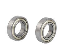 sourcingmap 6904Z 20 x 37 x 9mm Metal Shielded Deep Groove Radial Ball Bearing 2pcs