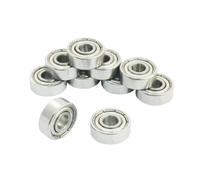 sourcingmap 694Z Metal Shields Sealed Deep Groove Ball Bearings 4 x 11 x 4mm 10Pcs
