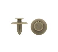sourcingmap 6mm Beige Plastic Trim Rivets Buckle Fastener Clips 40PCS for Car