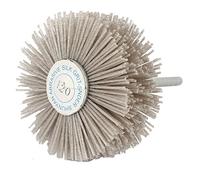 Sourcingmap 6mm Shank 82mm Dia Head 120 Grit Abrasive Nylon Wheel Brush Grinding Tool