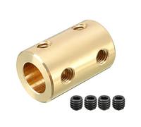 Sourcingmap 6mm to 8mm Bore Rigid Coupling Set Screw L22XD14 Copper,Shaft Coupler Connector,Motor Accessories