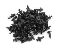 sourcingmap 7.5mm Hole Rivets Fastener Door Push Clips 100 Pcs