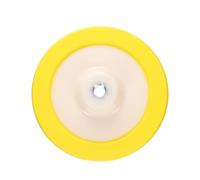 Sourcingmap 7 Inch Hook and Loop Backing Sanding Pads with 5/8"-11 Thread for Diamond Sanding Finishing Polishing Buffing Pads, Orange + Yellow + Black 1pcs