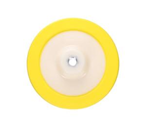 Sourcingmap 7 Inch Hook and Loop Backing Sanding Pads with 5/8"-11 Thread for Diamond Sanding Finishing Polishing Buffing Pads, Orange + Yellow + Black 1pcs