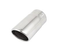 sourcingmap 70mm Slant Tip Bent Exhaust Muffler Tail Pipe
