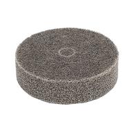 Sourcingmap 75mm Dia Cylindrical Shape Nylon Fiber Polishing Wheel Buffing Disc Gray