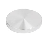 Sourcingmap 75mm Diameter 10mm Thickness M8 Thread Aluminum Disc Hardware for Glass Table