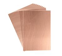Sourcingmap 7X10cm Single Sided Copper Clad Laminate PCB Circuit Board Brown 10pcs