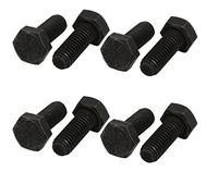 Sourcingmap 8.8 Grade M8x20mm Full Threaded Left Hand Thread Hex Head Bolt 8pcs