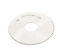 Sourcingmap 80mm x 1.0mm x 22mm HSS Milling Cutter 72T Slitting Saw Blade Silver Tone