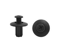 sourcingmap 8mm Hole Car Bumper Fender Push Type Rivet Retainer Clip 50pcs
