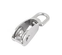 Sourcingmap 8mm Ropes 20mm Single Sheave Rope Hoist Pulley Wheel Block 0.075Ton