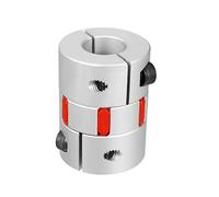 sourcingmap 8mm to 19mm Shaft Plum Shaped Coupling Coupler 40mm Diameter 55mm Length