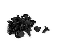 sourcingmap 8mm x 6mm Hole Plastic Car Fender Tree Clips Rivets Fastener 30pcs