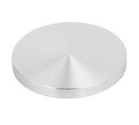 Sourcingmap 95mm Diameter 10mm Thickness M10 Thread Hollow Aluminum Disc Polished Finish