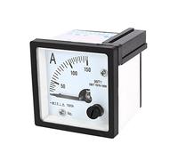 Sourcingmap 99T1 Square Panel Mount Moving Vane 0-150A AC Analog Ammeter 48mmx48mm