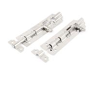 sourcingmap 9cm Long Door Gates Security Latch Slide Lock Barrel Bolt 2pcs