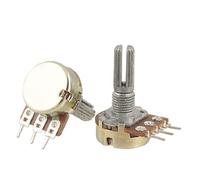 sourcingmap a11110700ux0024 2 Piece B10K 10K Ohm Single Linear 13.5mm Shaft Taper Rotary Potentiometers