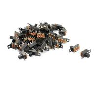 Sourcingmap a13042200ux0676 3 Solder Lug Pin ON/Off 2 Position Panel Mount Slide Switch, 50 Piece