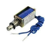 sourcingmap A14032200ux0084 Push Pull Type Eelectric Electromagnet Solenoid, DC 12V, 5N Force, 10 mm